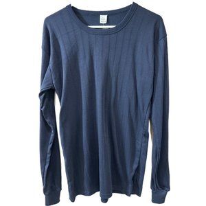 Gekko Mens Size XL Navy Sweater Cotton Slim Fit NEW